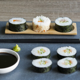 Amuseschaaltjes van bamboe (4 stuks)