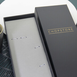 Luxe chopsticks cadeau-box (leeg), geschikt voor twee setjes chopsticks en twee chopsticks rests