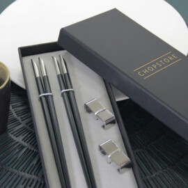 Keno chopsticks in cadeauverpakking (2 setjes chopsticks + 2 rests)