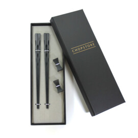Iyo chopsticks in cadeauverpakking (2 setjes chopsticks + 2 rests)