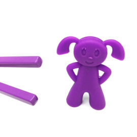 Chopsticks trainers / cheaters, kids, meisje, paars