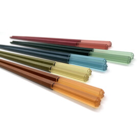 Set van 5 paar kleurrijke chopsticks, voor de hele familie