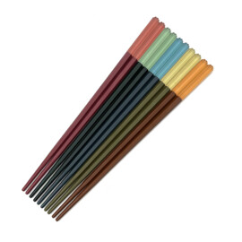 Set van 5 paar kleurrijke chopsticks, voor de hele familie
