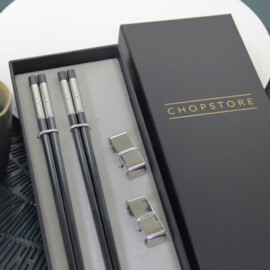 Sanuki chopsticks in cadeauverpakking (2 setjes chopsticks + 2 rests)