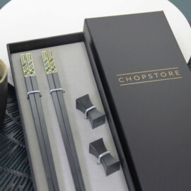 Kaito chopsticks in cadeauverpakking (2 setjes chopsticks + 2 rests)