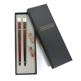 Tamashii chopsticks in cadeauverpakking (2 setjes chopsticks + 2 rests)