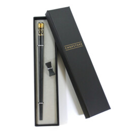 Kurogane chopsticks in cadeauverpakking (1 setje chopsticks + 1 rest)